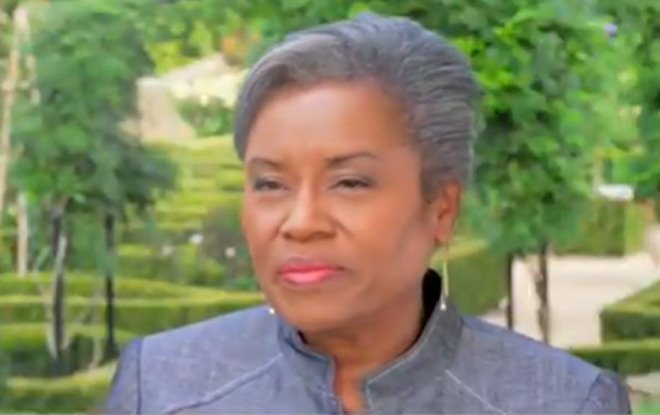 Liberal White Woman in Virginia Holds Up Vile Racist Sign to Protest Republican Governor Candidate Winsome Sears | The Gateway Pundit