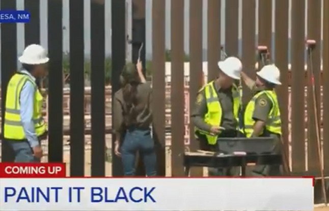GENIUS MOVE: DHS Painting Southern Border Wall Black, Making it Too Hot to Climb – Democrats Outraged (VIDEO) | The Gateway Pundit