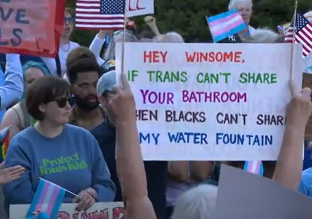 Democrat Official in Virginia Blames Black Republican Winsome Sears for Racist Sign a Liberal Held at Her Event | The Gateway Pundit