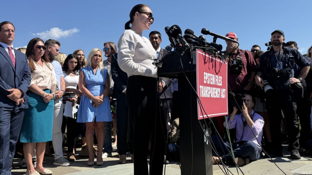 WATCH: Epstein Victim Says She Went on a Trip to Africa with Bill Clinton During Epstein Abuse at Capitol Hill Press Conference | The Gateway Pundit