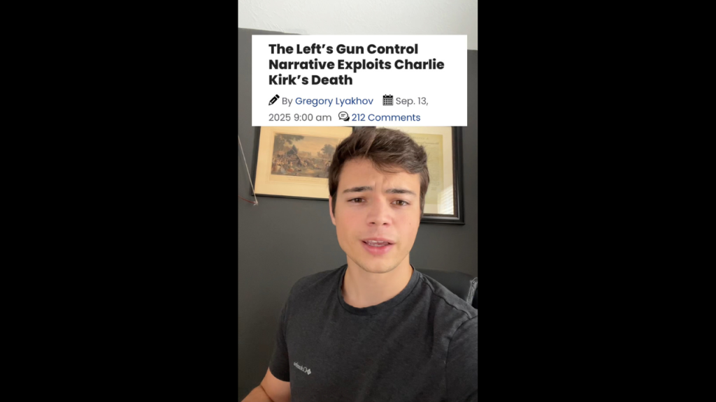 Victor Reacts: The Left Is Using an Example of Violence Against Conservatives to Disarm Conservatives (VIDEO) | The Gateway Pundit
