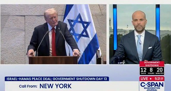 Lifelong Democrat Breaks Down Crying Live on Air as He Reveals His Thoughts on President Trump’s Historic Speech and the Israel-Hamas Peace Deal (AUDIO) | The Gateway Pundit