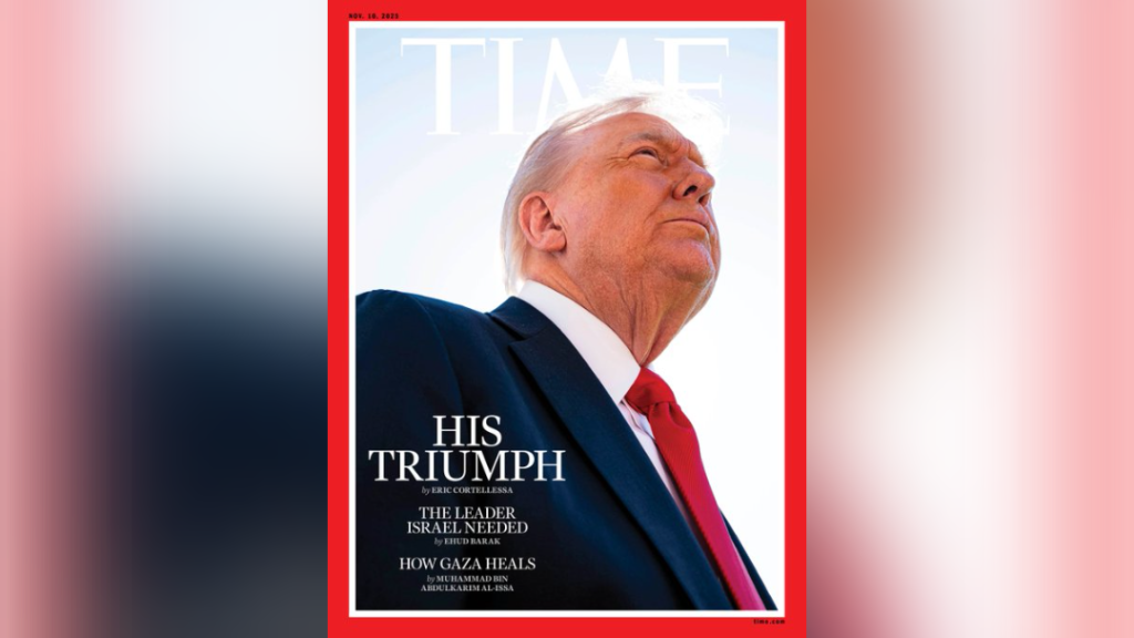 Petty TIME Magazine Posts Nasty Photo of Trump on Cover After He Ends Hamas-Israel War – It’s Not the First Time | The Gateway Pundit