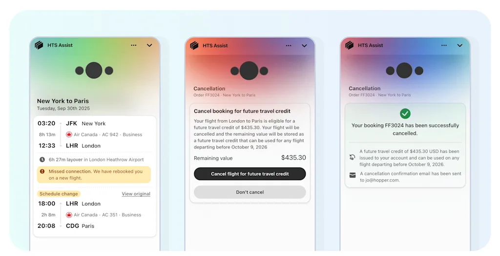 Your flight’s canceled— now what? Ask the AI travel agent