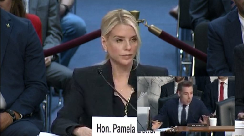 WATCH: Sen. Josh Hawley GOES OFF on Democrats for Accusing Trump Admin of Weaponization While Ignoring Biden Regime Targeting, Spying on Political Opponents and Republican Senators – Bondi Confirms Investigation Underway | The Gateway Pundit