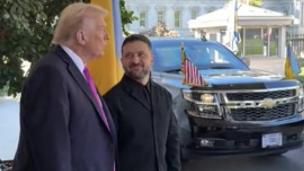 (VIDEO) Zelensky Shows Up at White House Meeting in a Suit | The Gateway Pundit