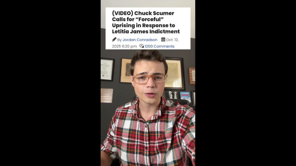 Victor Reacts: More Proof Democrats Support Violence, Schumer Calls for Forceful Uprising (VIDEO) | The Gateway Pundit