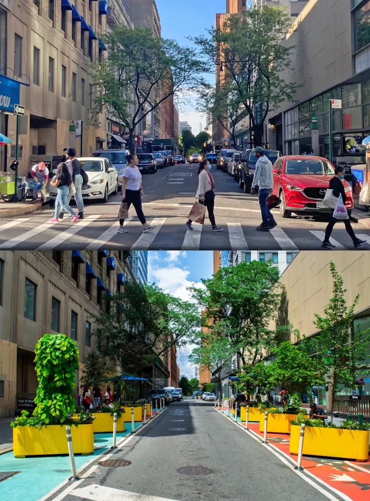 This busy NYC neighborhood just got way more walkable