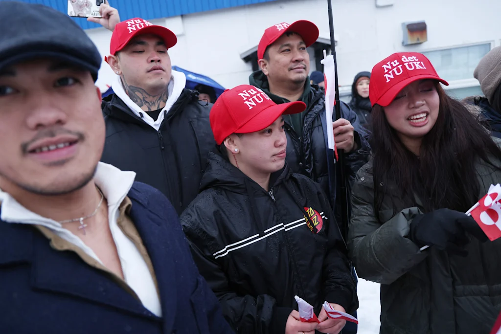 Greenland is turning the MAGA hat into a protest symbol