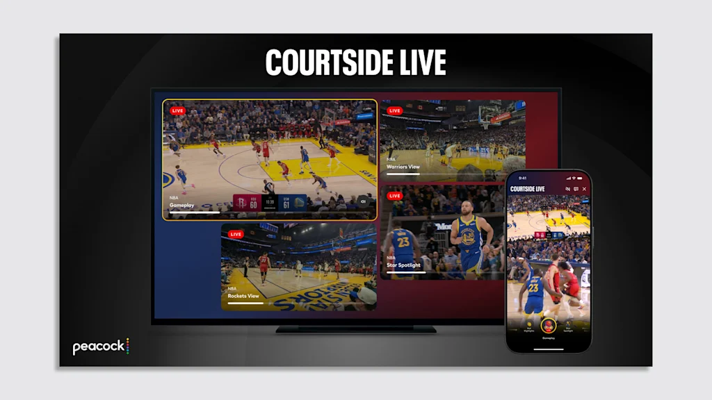 Peacock’s new feature lets you sit courtside at the NBA All-Star Game