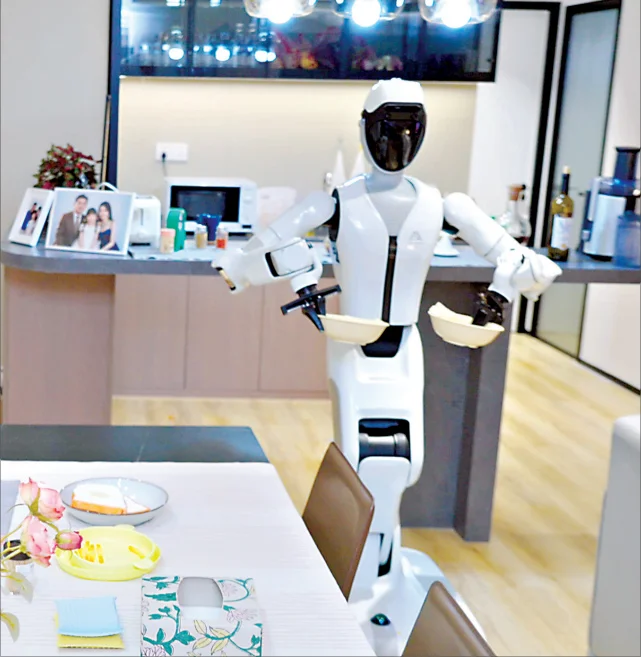China is deploying the first home cleaning humanoid robot butlers