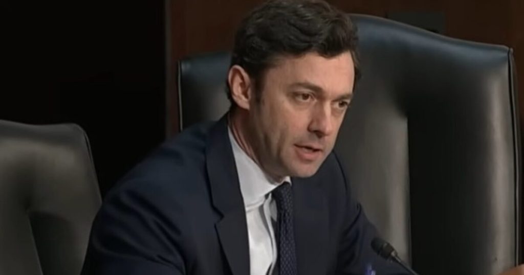 Democrat Senator Jon Ossoff of Georgia Spends More on Makeup Than AOC and Rashida Tlaib * The Gateway Pundit * by Mike LaChance