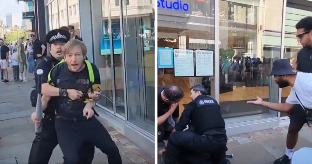 UK Cop Tries to Arrest Man Who Bought Baseball Bat and Carried It Out of Store, Crowd Comes to Man’s Defense Instead of Cop’s * The Gateway Pundit * by Samuel Short, The Western Journal