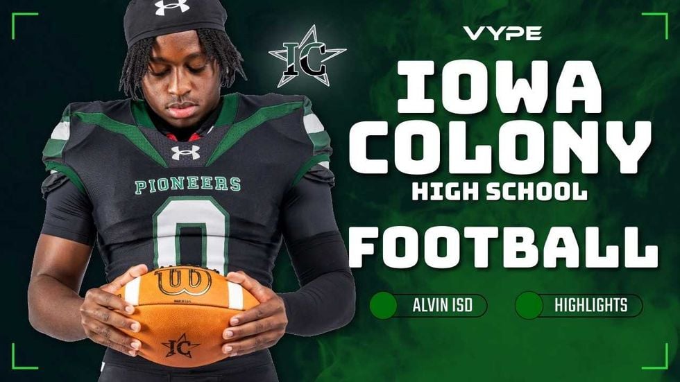 Iowa Colony Pioneers Face Angleton Wildcats