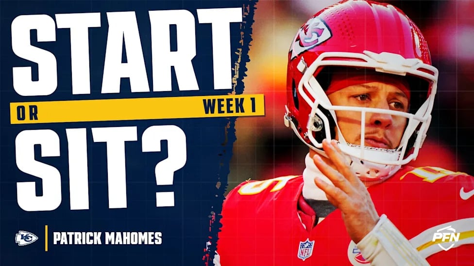 Patrick Mahomes Fantasy Week 1: Start Your First-Round Pick