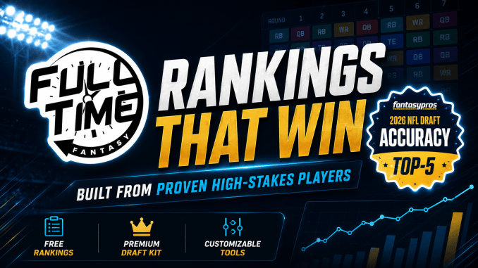 Week 5 Fantasy Football Rankings: Start ‘Em, Sit ‘Em Picks