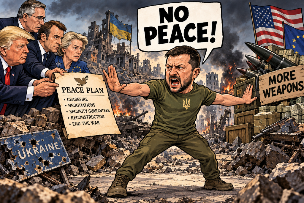 Zelensky – No Peace | Armstrong Economics