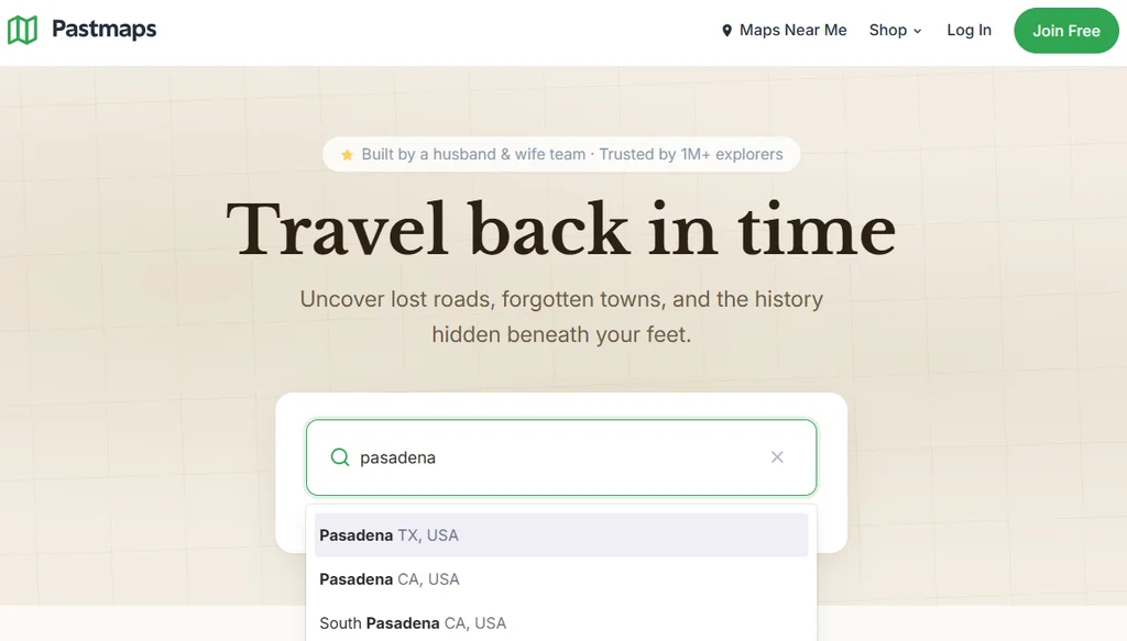This eye-opening website is like Google Maps—with a time machine